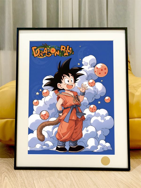 星空《悟空龍珠》七龍珠卡卡羅特超級賽亞人Goku裝飾畫 