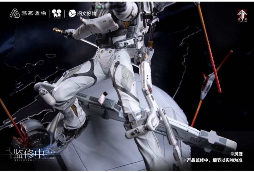 正版授權 PPDF《靈籠》白月魁雨燕號艙外作戰服 1/6輕雕像 
