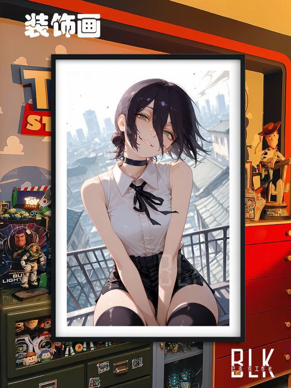 巴洛克《微笑蕾塞》Chainsaw Man鏈鋸人蕾塞篇裝飾畫 