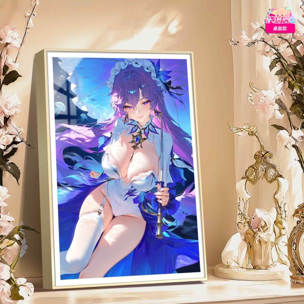 阿喵畫社 水母坎特雷拉裝飾畫 