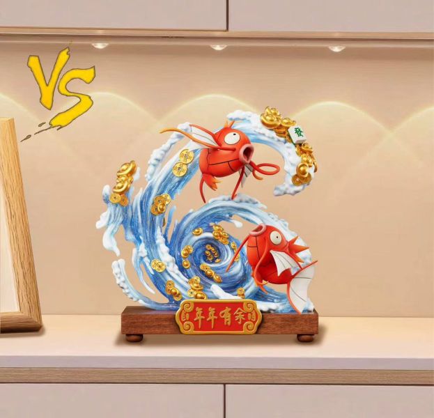 VS模玩 家居系列17 招財雙魚戲水 