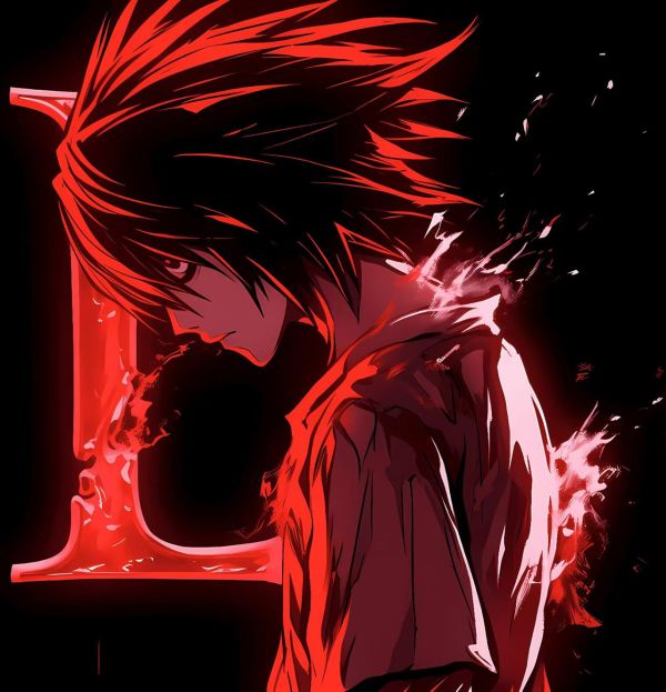 H2工作室 《L》死亡筆記 裝飾畫 