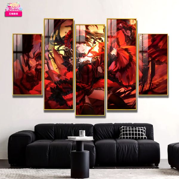 阿喵畫社 時崎狂三異形套組裝飾畫 