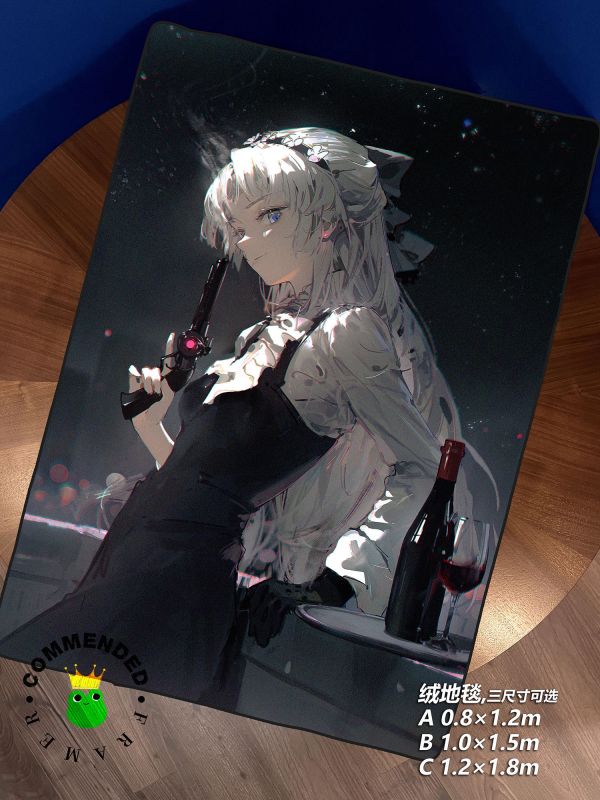 皇呱《冷豔槍手珂萊塔》鳴潮裝飾畫 