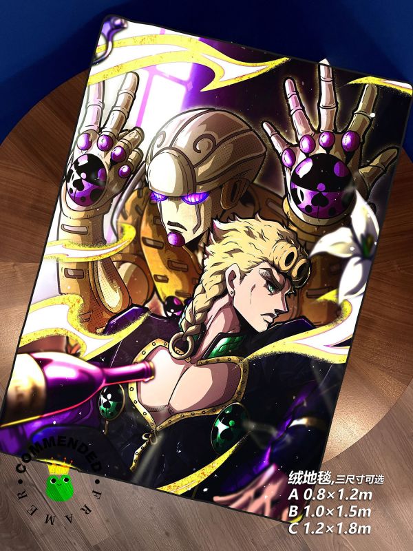 皇呱《5代jojo》JOJO的奇妙冒險喬魯諾·喬巴拿黃金體驗裝飾畫 