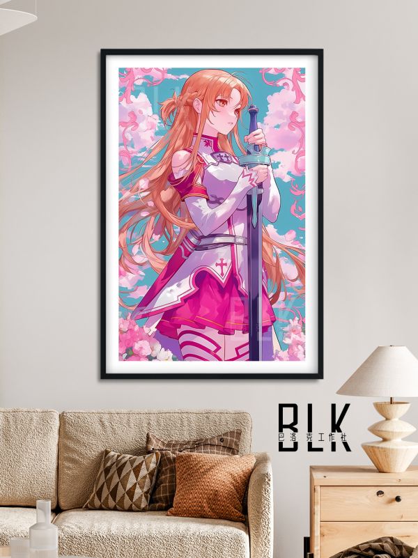 巴洛克 《花園亞絲娜》刀劍神域裝飾畫/冰箱貼 