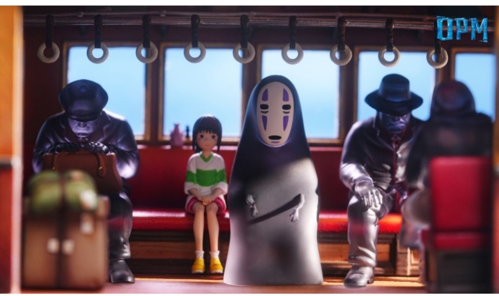 OPM-Studio 宮崎駿桌面場景系列011-千與千尋-海上列車 