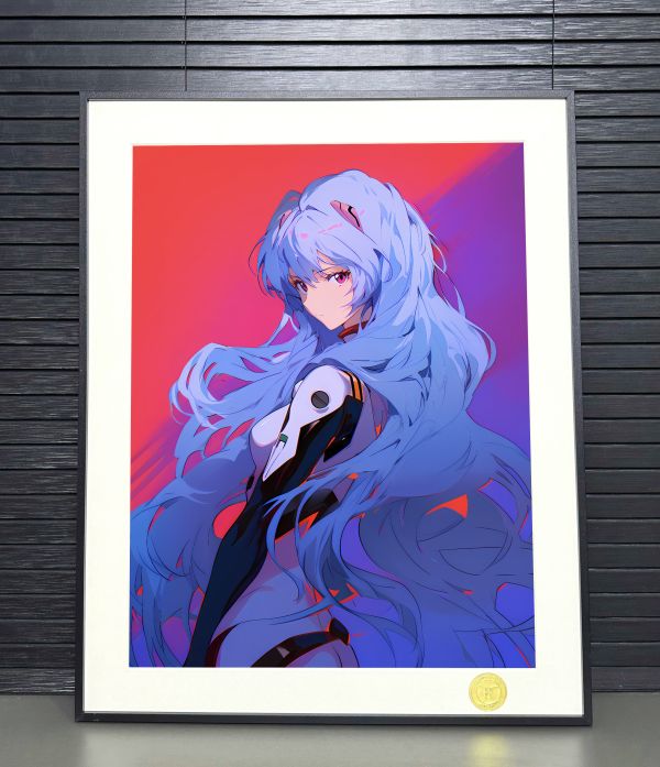 H2工作室 《長髮綾波麗》新世紀福音戰士初號機裝飾畫 