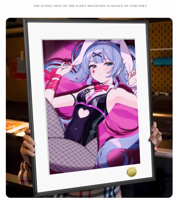 皇呱《初音未來兔子洞》兔女郎周邊裝飾畫 