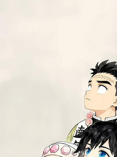 巴洛克《仰頭九柱》鬼滅之刃無限城篇裝飾畫冰箱貼 