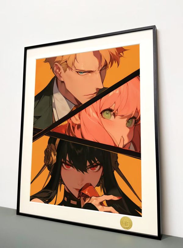 H2工作室 《福傑一家》間諜過家家阿尼亞約爾黃昏裝飾畫 