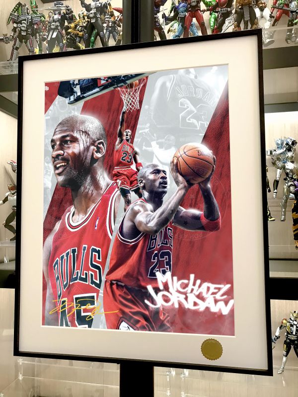 星空 《公牛喬丹》Jordan邁克爾·喬丹飛人NBA裝飾畫 