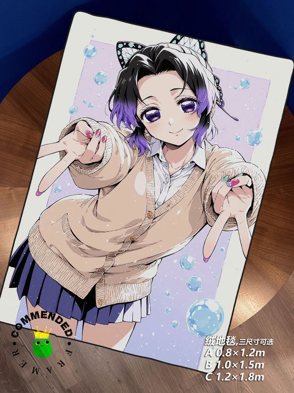皇呱《女高甜美蝴蝶忍》鬼滅之刃裝飾畫 