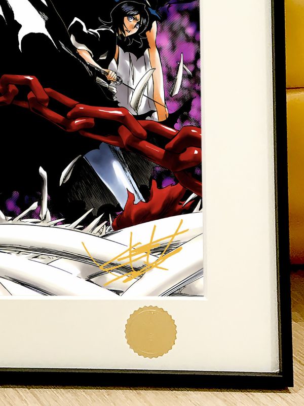 星空《bleach》死神一護虛露琪亞千年血戰篇二次元裝飾畫 