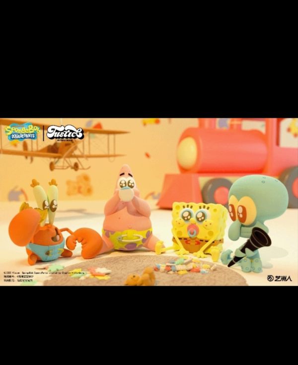 【補款】正版授權 Justice Intentions 海綿寶寶 搪膠大娃潮玩系列 