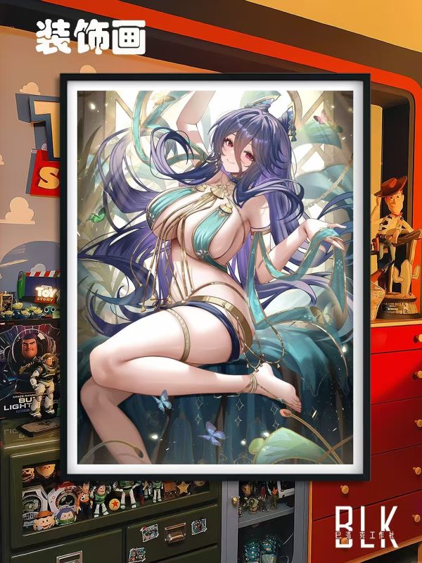 巴洛克 濟安碧藍航線動漫藝術裝飾畫/亞克力冰箱貼 