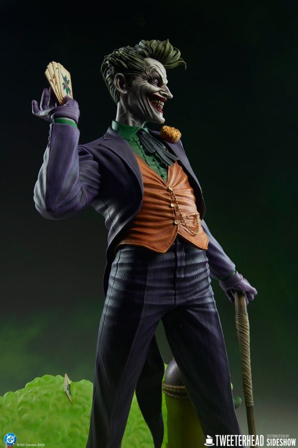 正版授權 Sideshow×Tweeterhead 61cm DC反派 The Joker 小丑 