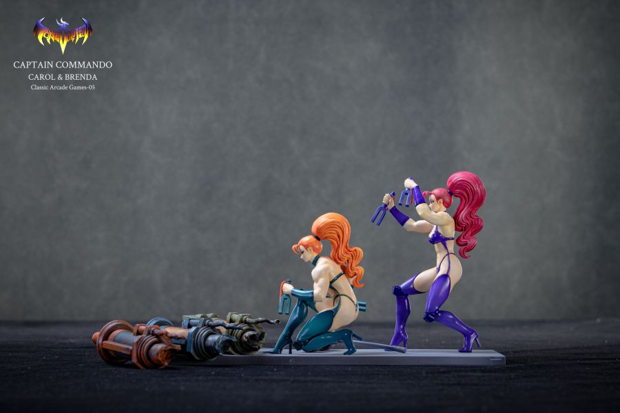 Toys Evolution 經典街機遊戲《名將》收關第五款 電叉女 CAROL&BRENDA 