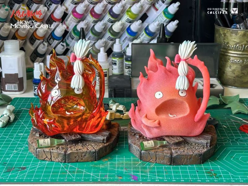 白鹿-studio 宮崎駿桌面款 第二彈 吃頭髮場景卡西法 