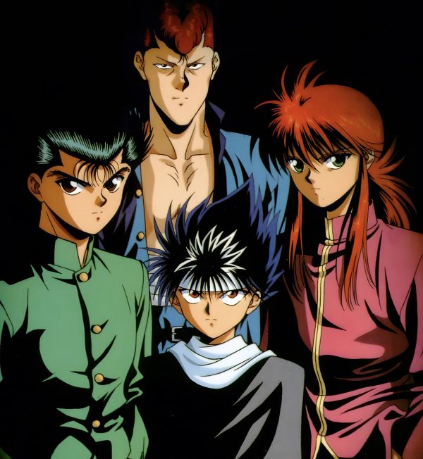 H2工作室《幽遊白書》浦飯幽助藏馬飛影桑原和真裝飾畫 