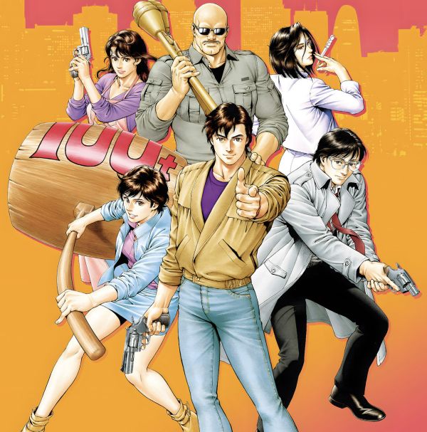 H2工作室《城市獵人40週年》北條司寒羽良冴羽獠槙村香裝飾畫 