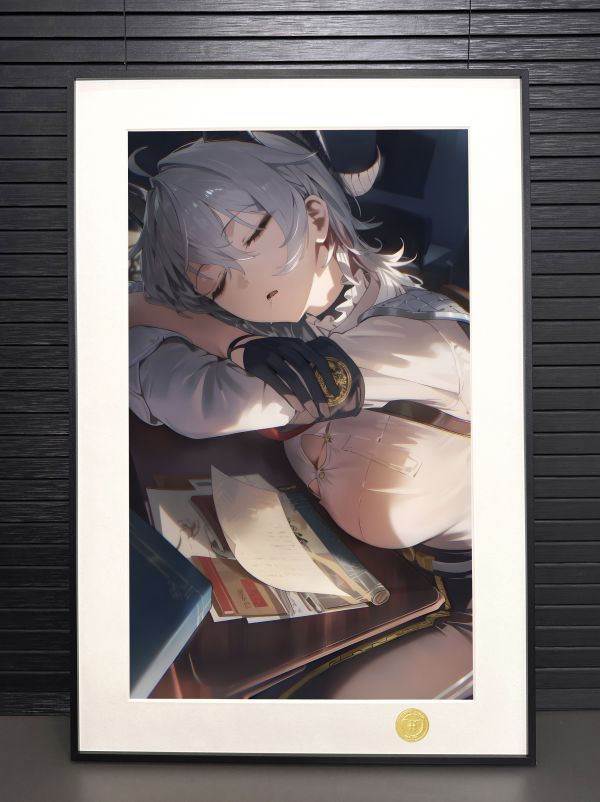 H2工作室《瞌睡贊妮》鳴潮Zani莫塔裏僱員裝飾畫 