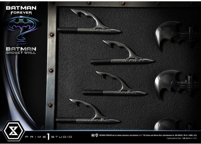 正版授權 Prime 1 Studio 1/3 1995永遠的蝙蝠俠 裝備牆 