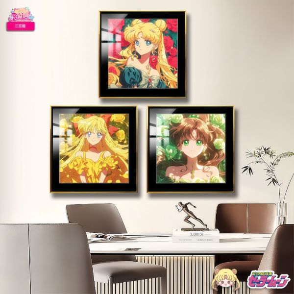 阿喵畫社 美少女戰士宮格套組超清裝飾畫 