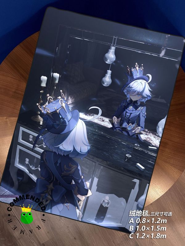 皇呱《孤獨末任水神》原神芙寧娜裝飾畫 