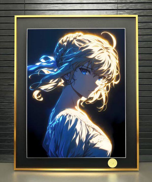 H2工作室 《saber》阿爾託莉雅Fate亞瑟王裝飾畫 