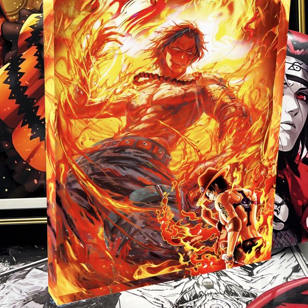 阿喵畫社 火拳艾斯卡磚 