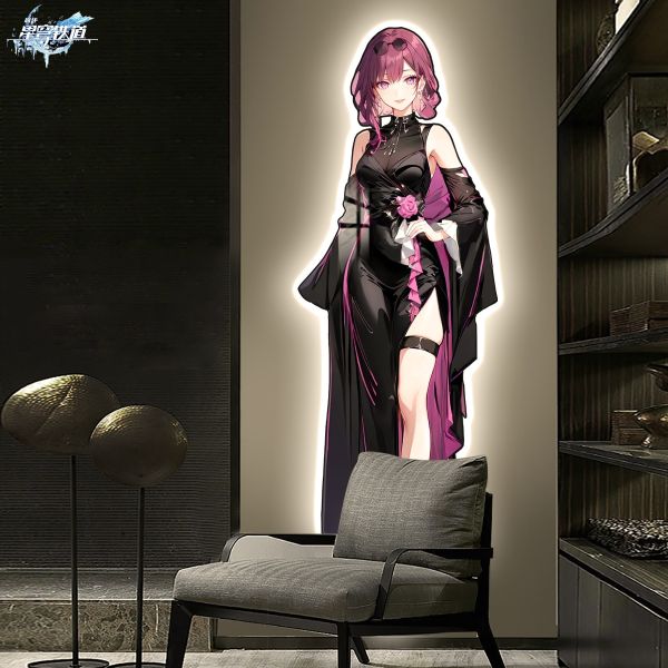 阿喵畫社 晚會卡芙卡1/1復刻發光燈帶畫 