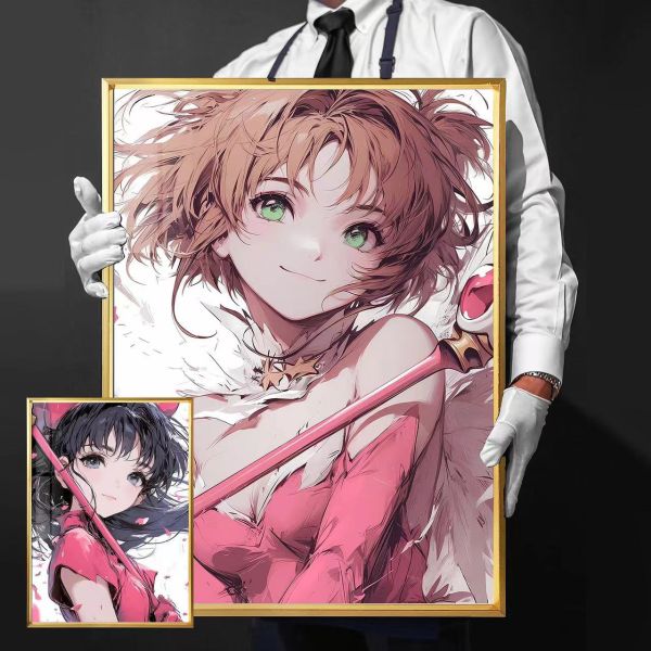 千鳥社《小櫻和知世 第二彈》 魔卡少女櫻百變木之本櫻大道寺知世裝飾畫 