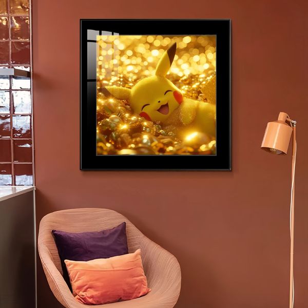 JUZI橘子工作室 皮卡丘送寶裝飾畫 