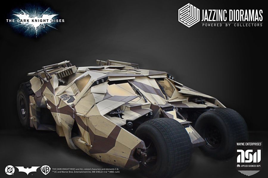 正版授權 Jazzinc Dioramas 1/6 《黑暗騎士》蝙蝠車 