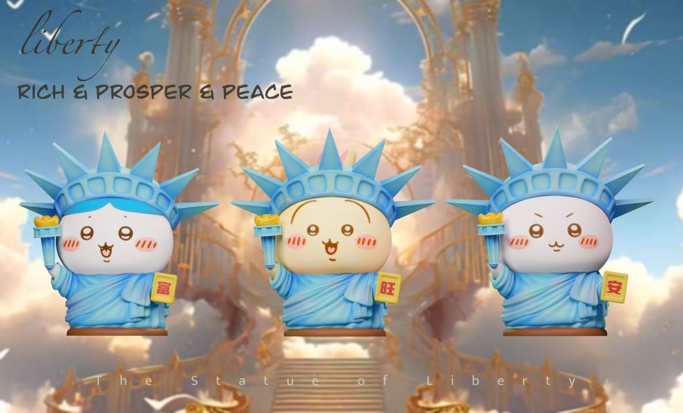 潮社 chiikawa自由女神 