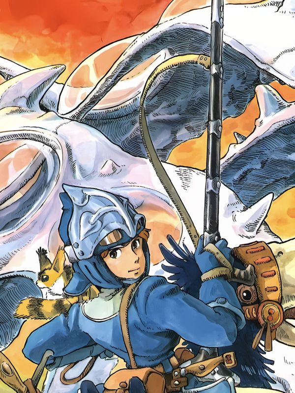 星空《風之谷》王蟲娜烏西卡桑德拉公主宮崎駿裝飾畫 