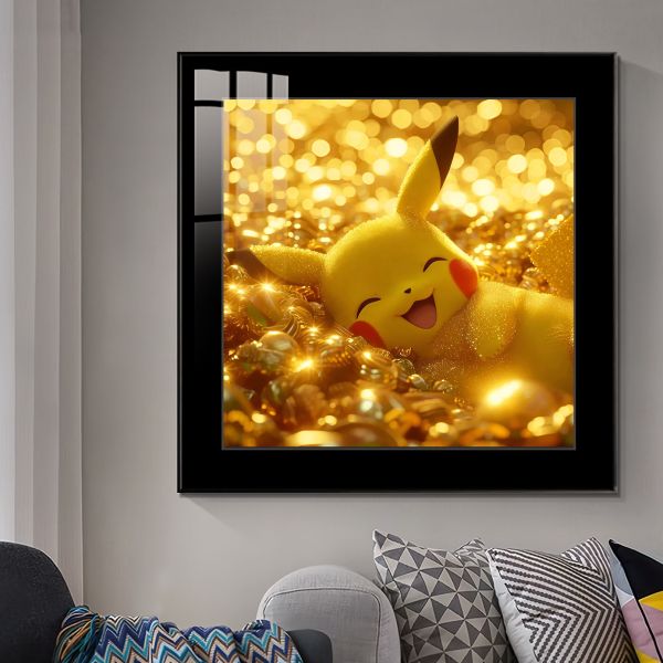 JUZI橘子工作室 皮卡丘送寶裝飾畫 