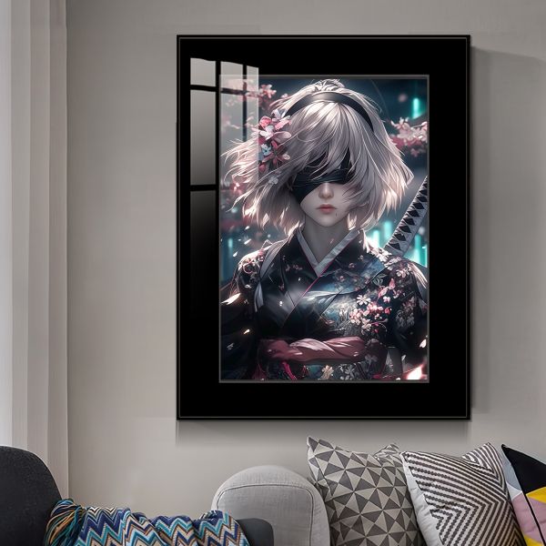 JUZI橘子工作室 櫻花劫：2b裝飾畫 