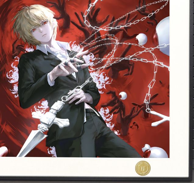 H2工作室《西裝酷拉皮卡》全職獵人小杰奇犽雷歐力裝飾畫 