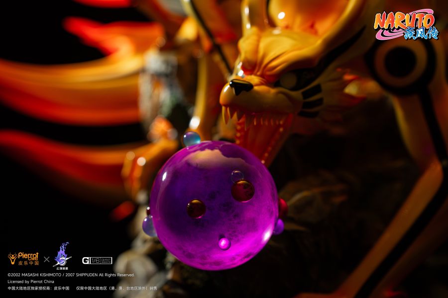 【補款】正版授權 皮樂中國×雲頂摘星工作室 《火影忍者》九喇嘛鏈接模式 漩渦鳴人 1/6雕像 