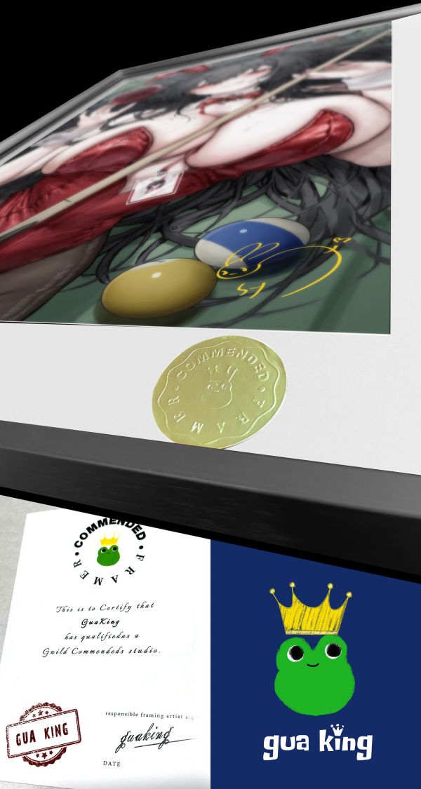 皇呱《大鳳台球兔女郎 第六彈》碧藍航線艦娘鷯裝飾畫 