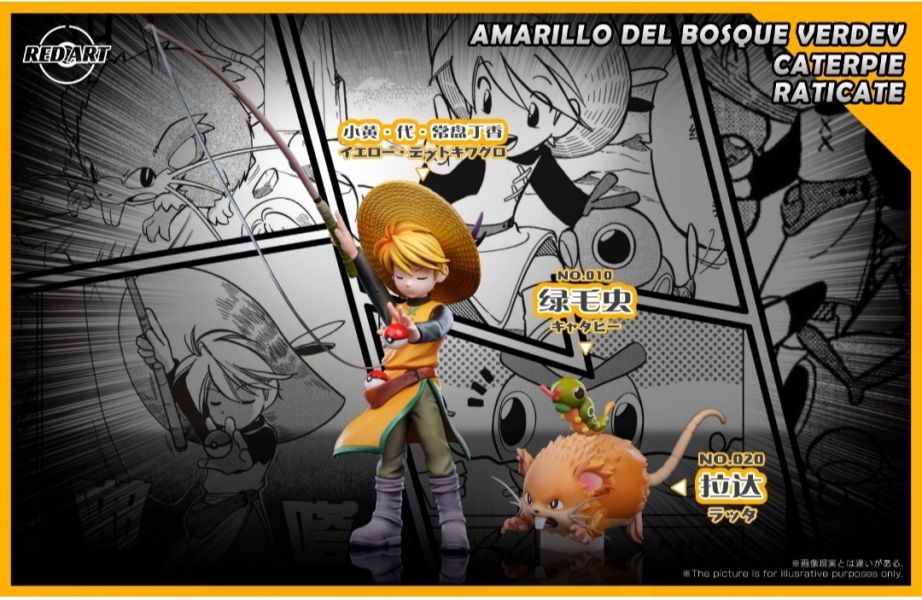 【補款】Red Art赤紅藝術 Speical特別篇 小黃 拉達&綠毛蟲 