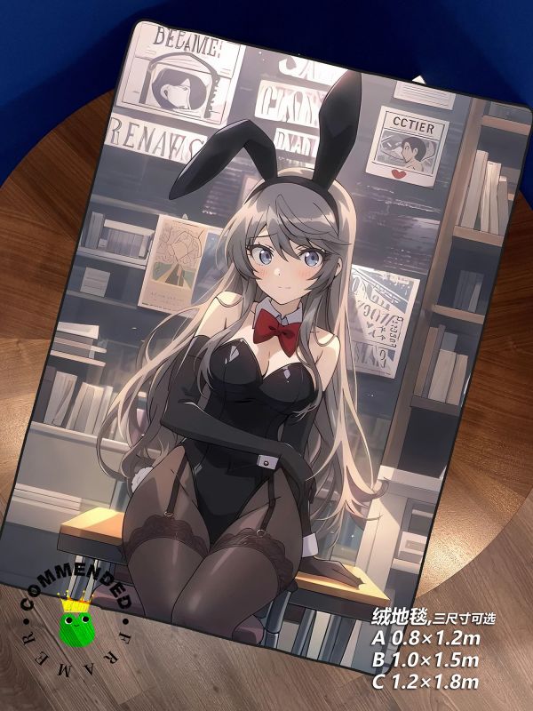 皇呱《兔女郎櫻島麻衣》青春豬頭少年不會夢到學姐裝飾畫 