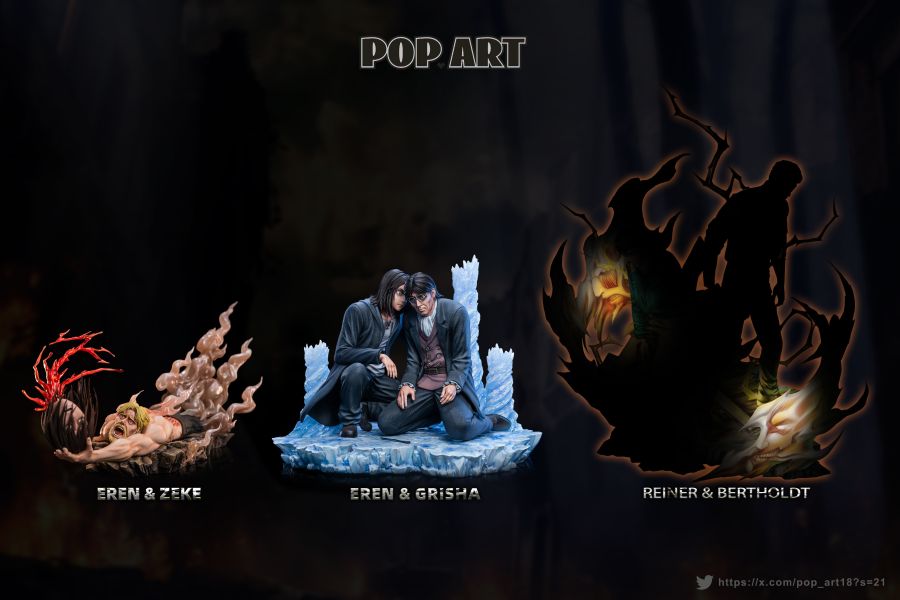 POP.ART工作室 人物篇002-父慈子孝 艾倫&格里沙 