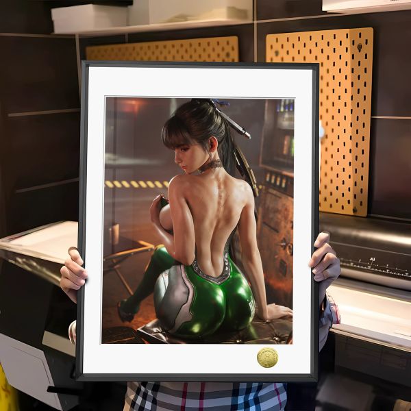 皇呱《劍星伊芙EVE》最終幻想迷人魅惑回頭裝飾畫 