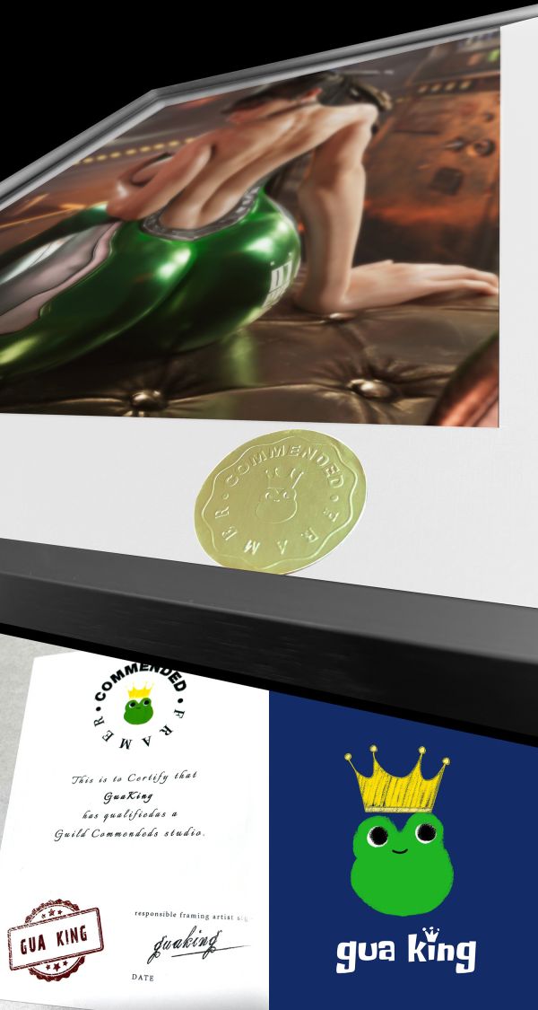 皇呱《劍星伊芙EVE》最終幻想迷人魅惑回頭裝飾畫 