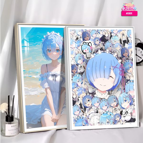 阿喵畫社 蕾蕾蕾蕾蕾姆從零開始的異世界生活裝飾畫 