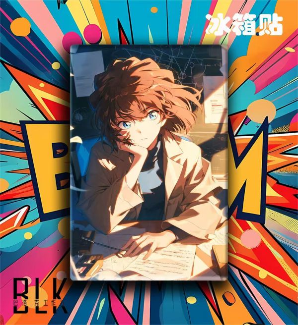 巴洛克 灰原哀名偵探柯南宮野志保雪莉裝飾畫/冰箱貼 