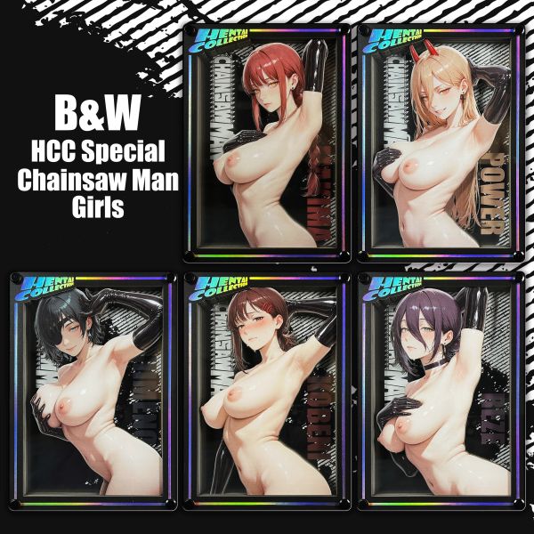 黑白畫映 B&W Studio AI Creator系列桌面裝飾卡磚 SP 電鋸人女孩 